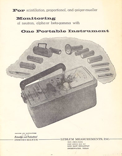 1963 Ludlum Catalog Cover